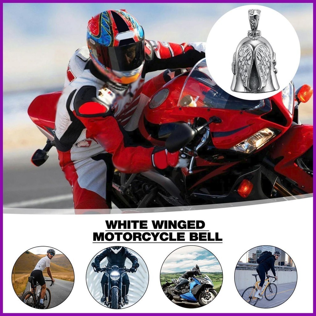 Sino De Motocicleta Angel Riding Bell Bike Guardian De Aço