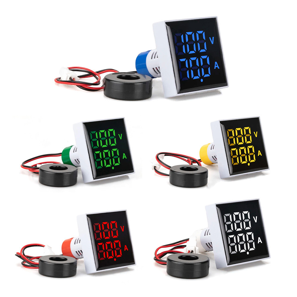Strumento Multifunzione AC Con Display Digitale – Voltmetro Amperometro 60-500V / 0-20A, Monitoraggio Parametri Elettrici