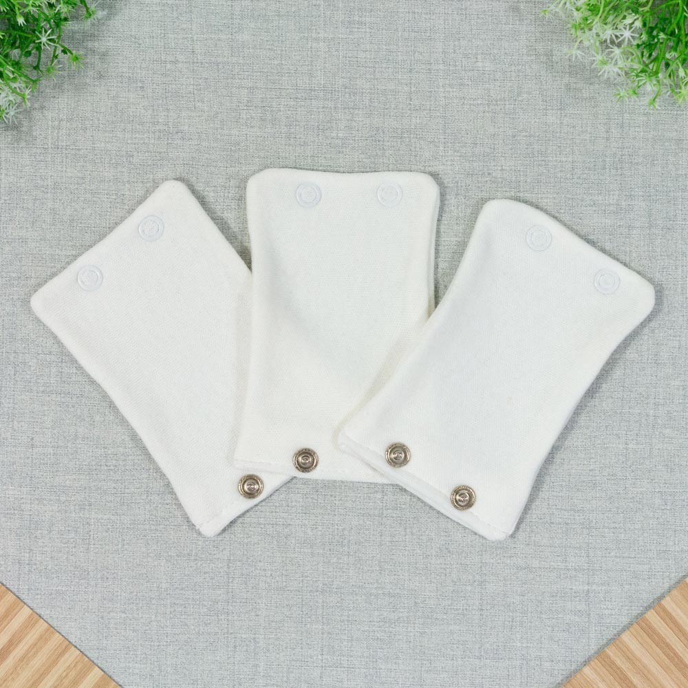 Extensores Para Bodys De Bebé - Pack De 6 Piezas De Algodón, Alarga La Ropa Para Cambios De Pañal Más Fáciles