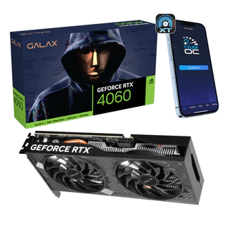 Placa de vídeo Galax GeForce RTX 4060 1-Click OC 2X V2