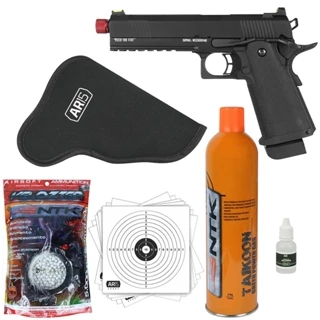 Pistola Airsoft TAG Black Evil 5.1 + Coldre + BBS Nautika