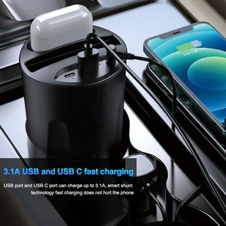 Carregador de Carro Sem Fio para iPhone 12, 13, 14, 15 Pro Max, AirPods Pro 2, Samsung Galaxy S21, S20, Huawei, Xiaomi - Rápido e Eficiente na Copa
