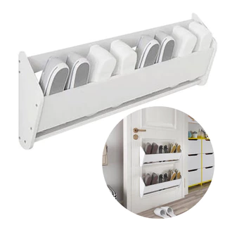 SAPATEIRA ORGANIZADOR FIXA DE PAREDE MDF BRANCO 70X30CM