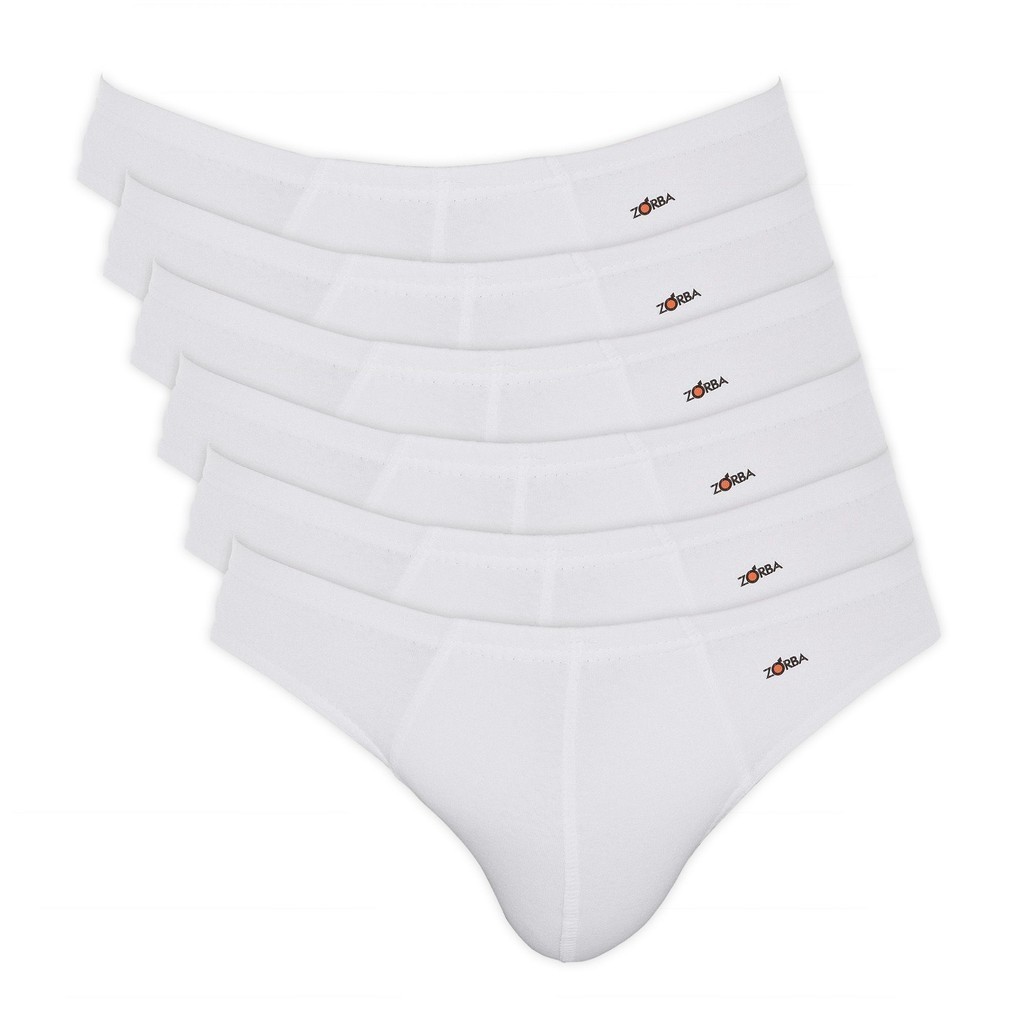 Kit 6 Cuecas Zorba Slip Light Algodão 772 | Shopee Brasil
