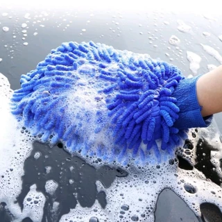 Luva De Microfibra Grande Para Limpeza Automotiva De Lavagem De Carro