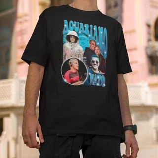 Camiseta Básica Chico Moedas Luisa Aquariano Nato Meme Herói