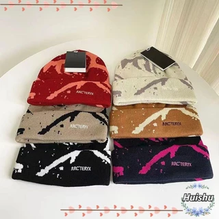 HUISHU Chapéu Estilo Hip-hop , De Malha De Fio De Pássaro Beanie Word Lã Alta Qualidade Versátil Arcteryx No Inverno De Outono