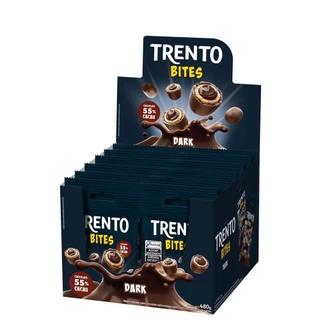 Chocolate Trento Bites Dark Caixa 12 Unidades 40g