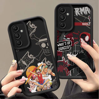 Para Samsung Galaxy A14 A15 A24 A34 A54 5G Cartoon De Silicone À Prova De Choque Personagens De Desenho Animado Capa Macia Telefone
