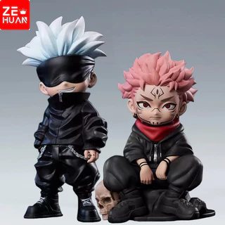 Jujutsu Kaisen Figuras Anime, Ryomen Sukuna Action Figure, Itadori Yuji Figurine, Gojo Satoru Estátua, Q Versão PVC Modelo Toy, Presentes