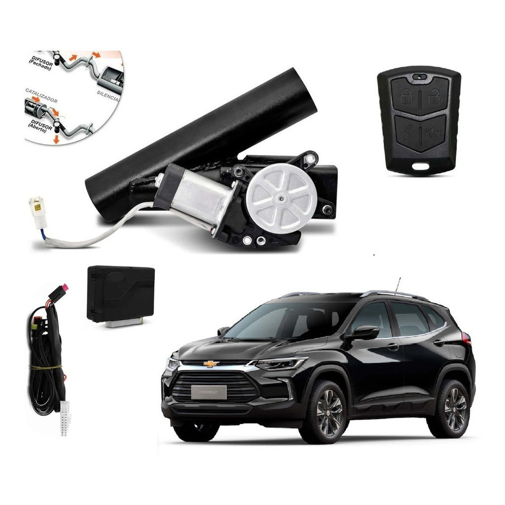 Difusor Escapamento Gm Tracker Ronco Esportivo C/ Controle