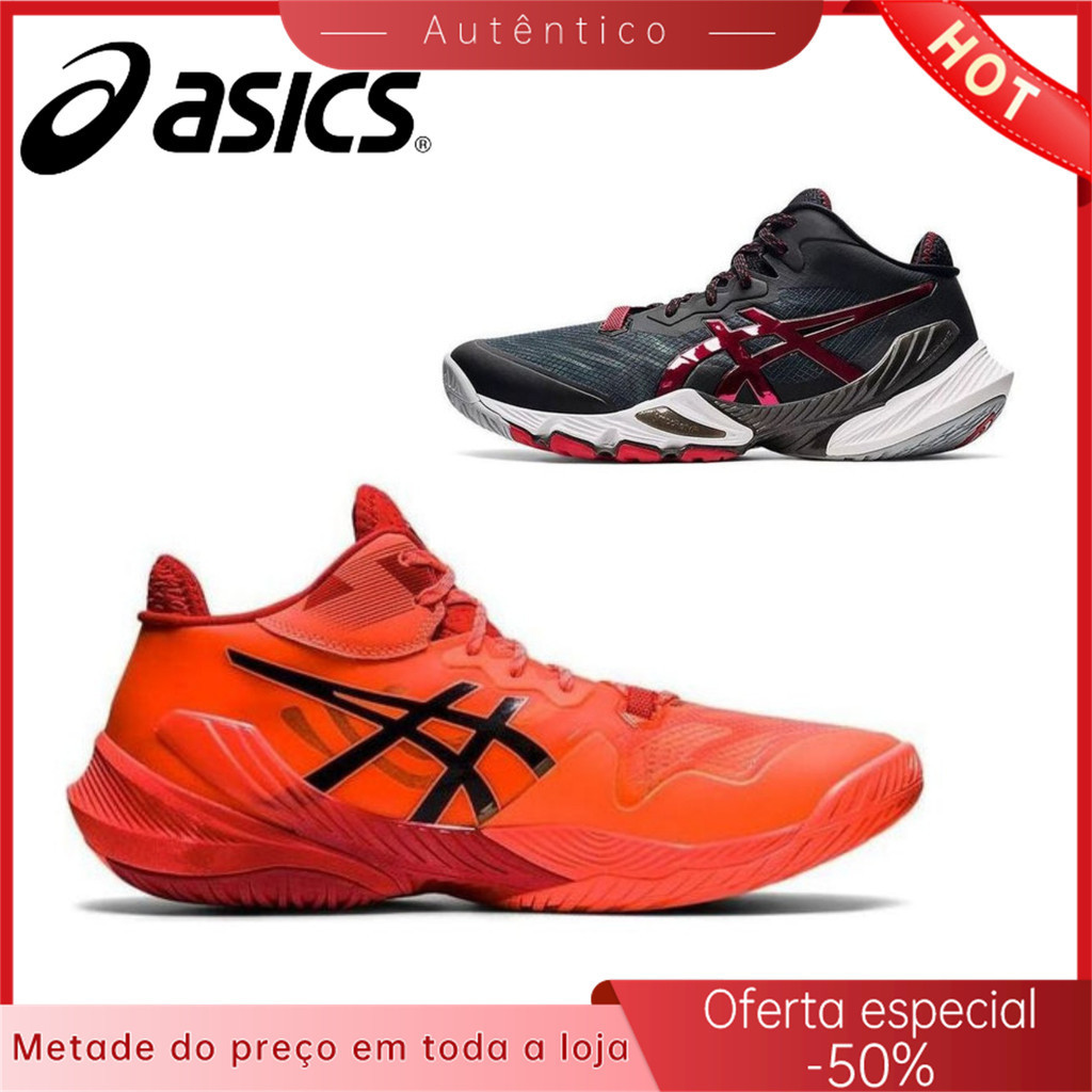 Asics Metarise 3% Tênis de Vôlei Resistente ao Desgaste (Homens