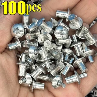 1000/50/30pcs Rebites De Expansão Em Liga De Alumínio Pregos Aço Inoxidável Parafusos De Haste De