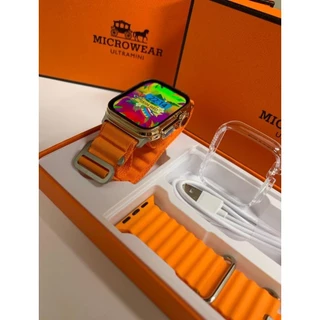 W69 Mini /Ultra 9 Mini Smart Watch Max 1.9 Tela Grande IP68 45mm GPS Track Homens Esporte Original IWO Smartwatch