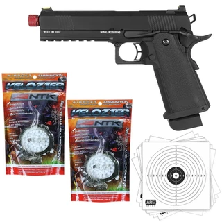 Pistola Airsoft TAG Black Evil 5.1 + 2 Sacos de BBS NTK
