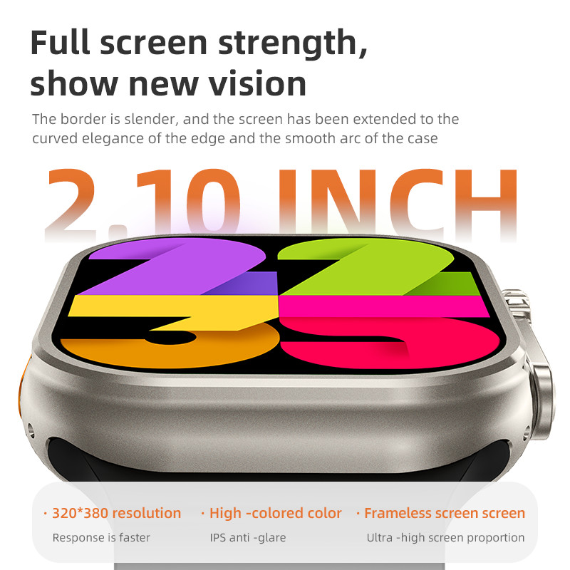 Imagem do produto Novo smartwatch HW11 ULTRA2 De 2,1 Polegadas GPT2.0 Siche 525 chip De 1GB De Gravação NFC Com 4 Alças PK HK9 ULTA2 2