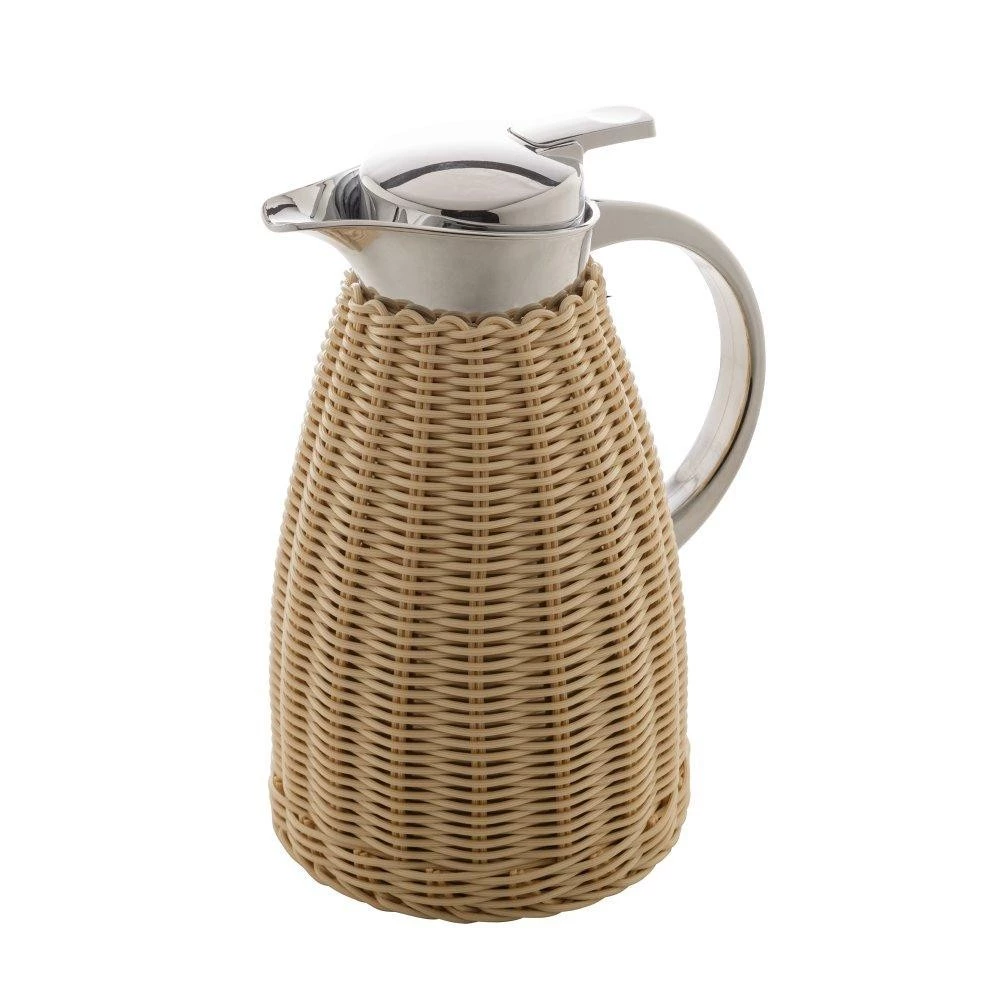 Garrafa Térmica Wolff de Aço Inox Bege