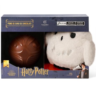 Ovo de Páscoa Harry Potter Pelúcia Edwiges 250g Cacau Show