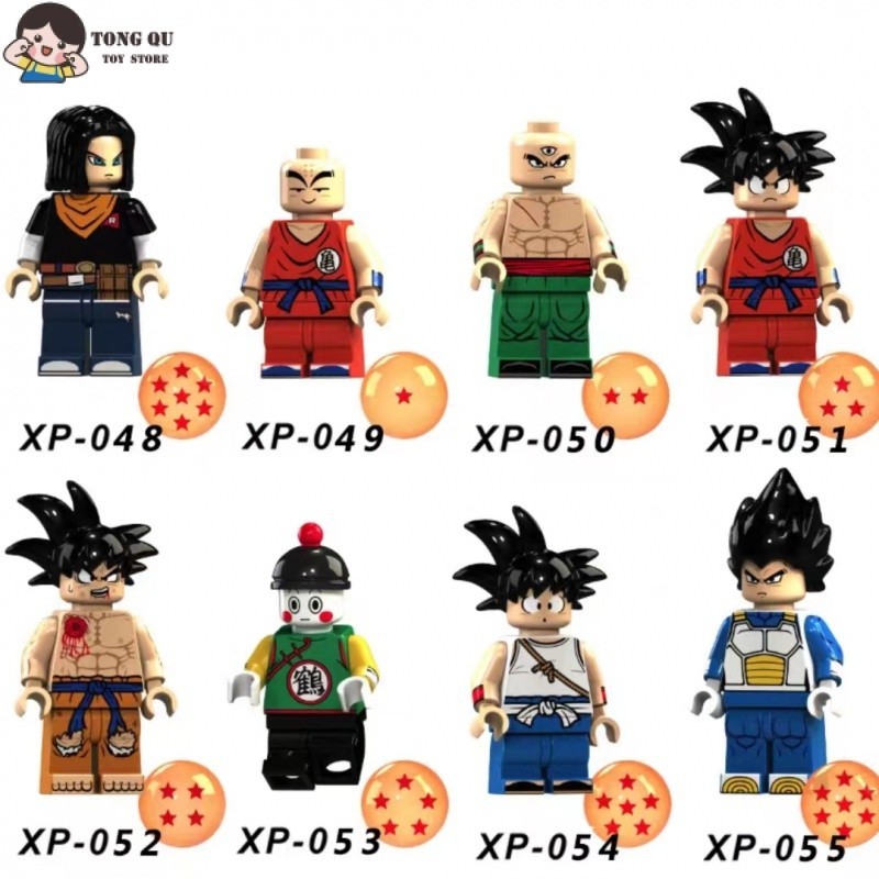 Anime Minifigures DRAGON BALL Bloco de construção DRAGON BALL Coleção de bonecas Modelo Aniversário Brinquedo de presente