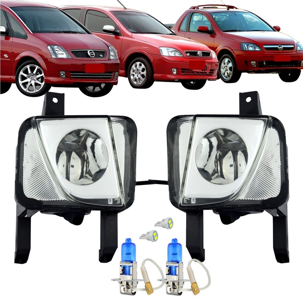 Kit Aux Milha Liso Meriva Corsa Montana 2003 04 05 06 A 2011 + Lâmpada