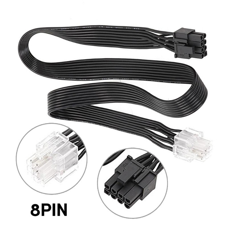 BT CPU 8Pin Cabo Modular PCIE 8Pin Para 8Pin Extensão FlaxCable ...