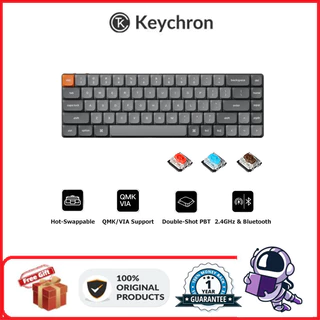 Keychron K7 Max QMK/VIA Teclado Mecânico Personalizado Sem Fio