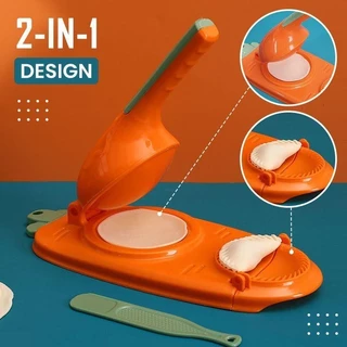 2 Em 1 Eficiente Fabricante Manual De Massa Prensa Cozinha Jiaozi Baking Tool