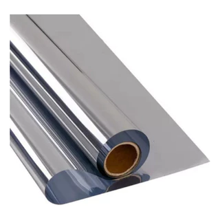 Película Adesiva Insulfilm 0,75x3,0m Espelhada Prata Silver/Smoke