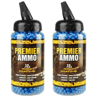 2un - MUNICAO BBS AIRSOFT PREMIER 6MM .12G 2000UN - CROSMAN