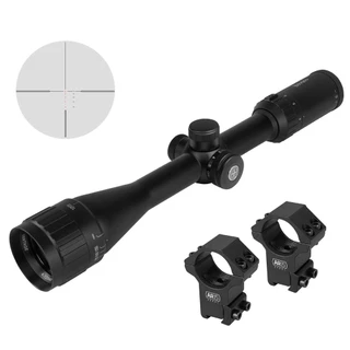 Mira Luneta 4-12x40 Ret Rimfire .22 Wmr Hawke Mount Dup 11mm