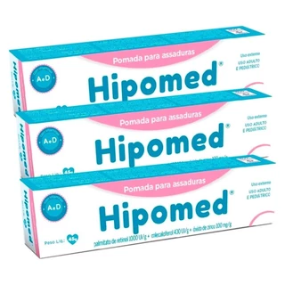 Pomada Para Prevenção De Assaduras Hipomed 45g - KIT COM  3 UN em Oferta na Shopee