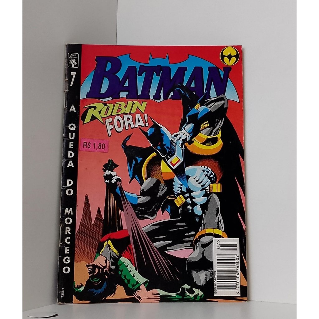 HQ Gibi Batman volume 7 A Queda do Morcego Robin Fora | Shopee Brasil