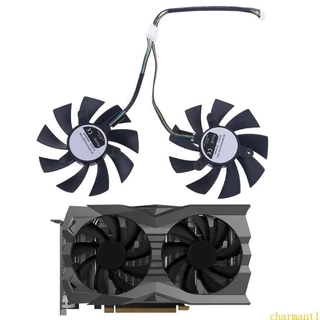 charmant 1 Par 4Pin Fan Para 1660 2060 2070 Placa Gráfica Vídeo