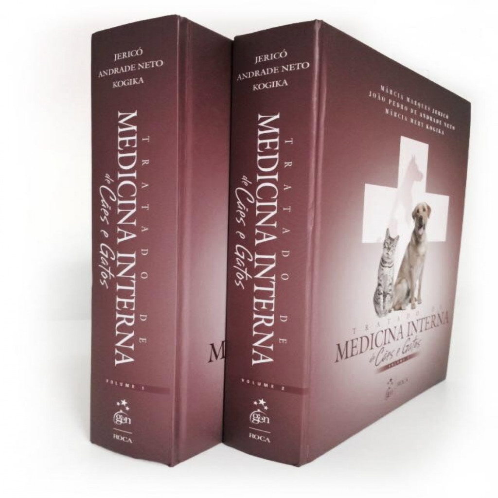 Tratado de medicina interna de cães e gatos 2 volumes autor Márcia ...