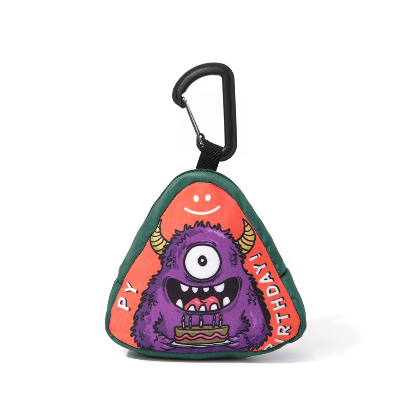 Bolsa Hip Hop Bolsa Pequena Bolsa Pequena Trendy Creative New Style Coin Purse Mini Bolsa para o Ombro Bolsa para Fone de Ouvido Bolsa para Cartão Pingente