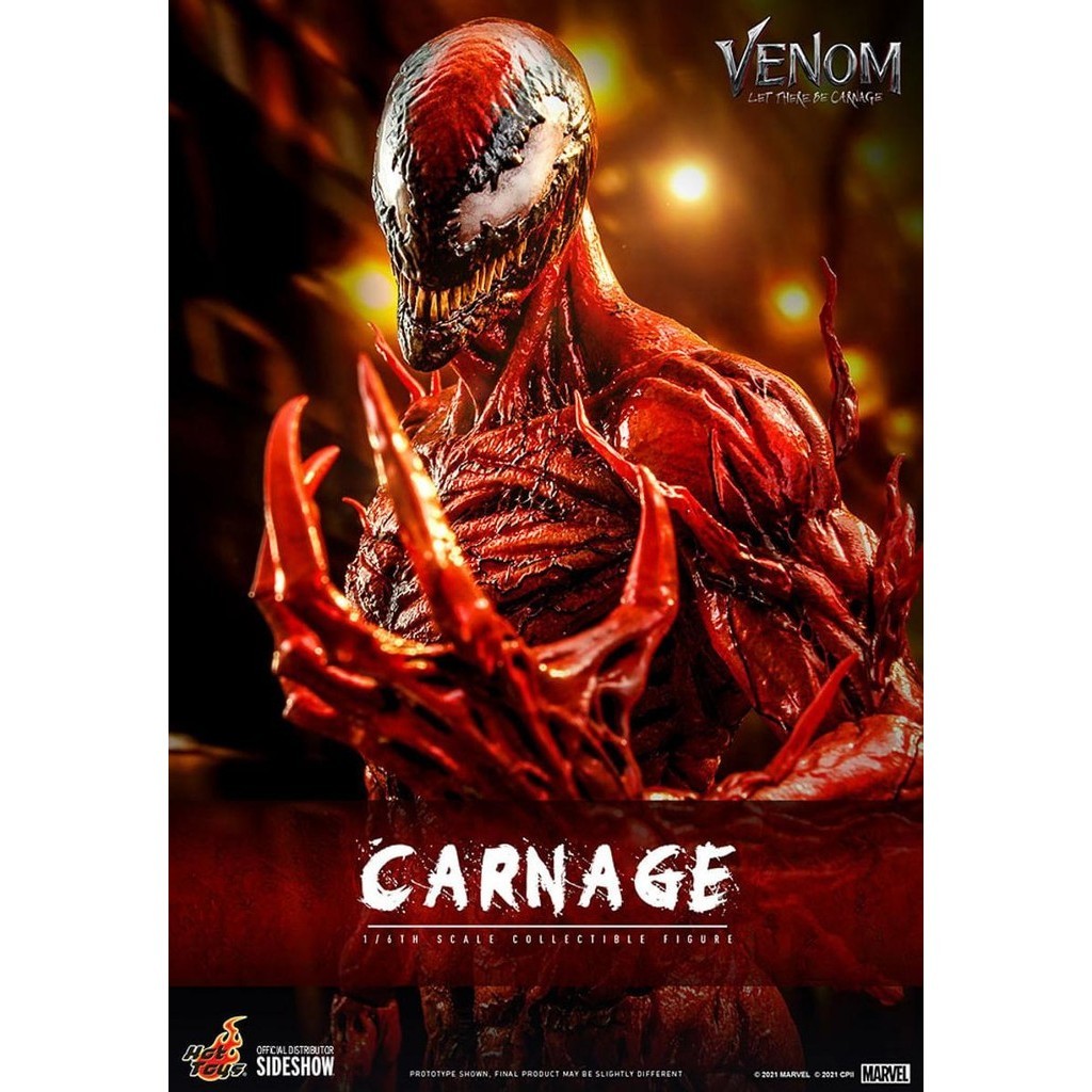 Figura Carnage Deluxe - Venom Let There Be Carnage - Sixth Scale