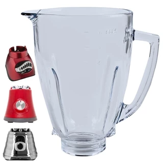 Copo De Liquidificador De Vidro Modelos Oster Osterizer E Outros Modelos Sem Tampa 1,25L Redondo