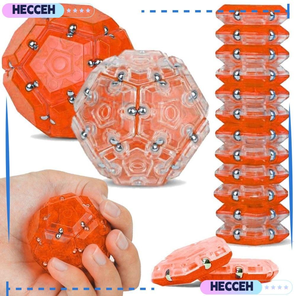 HECCEH1 Geode Sphere Magnetic Fidget Toy , Conjunto De 12 Peças Esfera ...