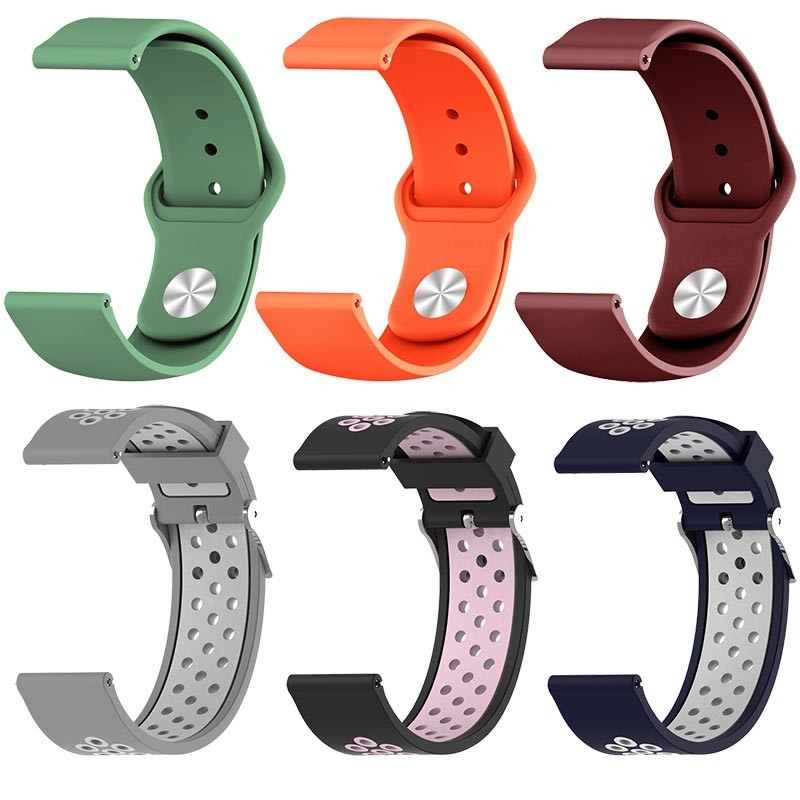 Cinturino Sportivo In Silicone 22mm Per Huami Amazfit Bip 5/GTR 4/3/Pro/2e E Altri Modelli - Sgancio Rapido - 4