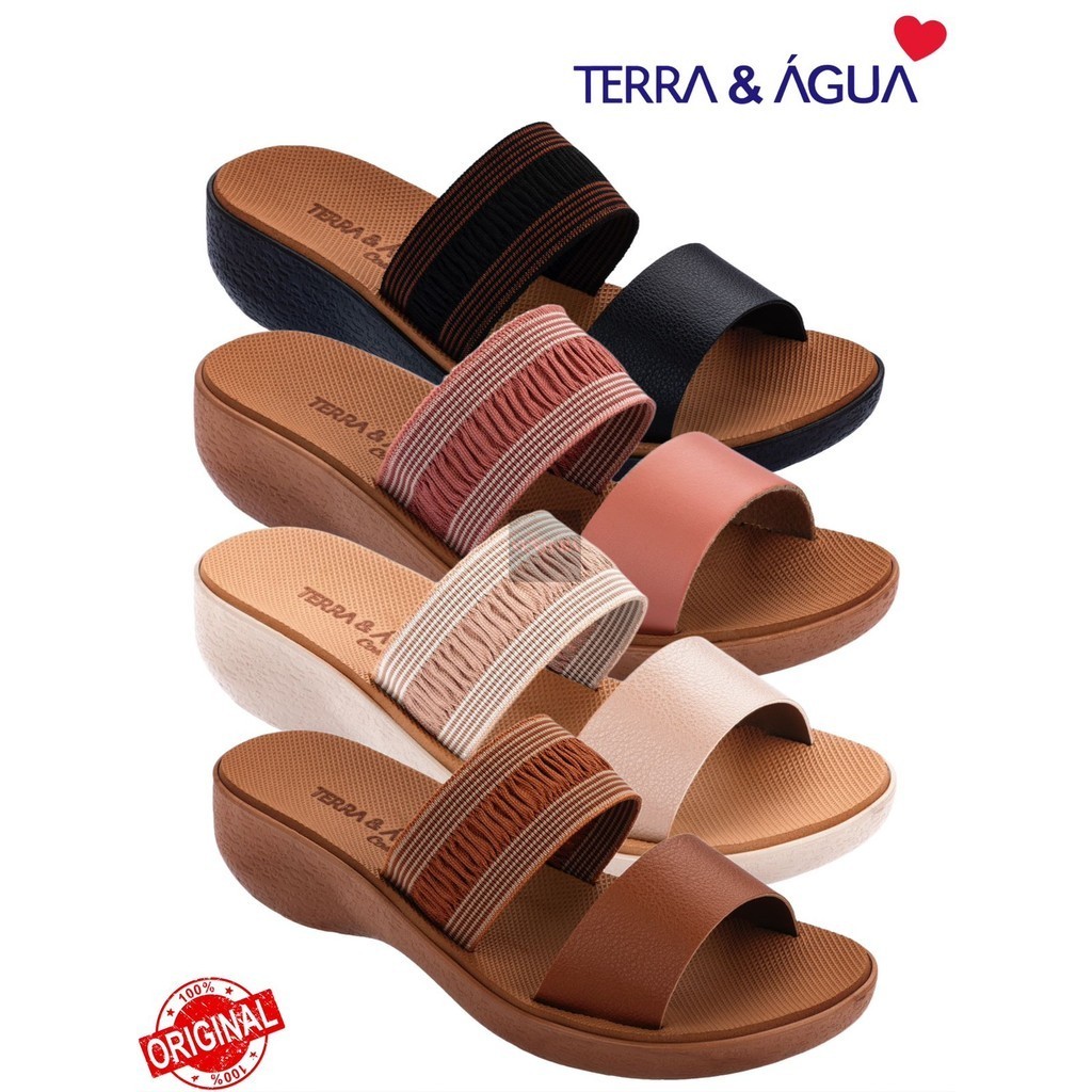 SANDALIA TERRA E ÁGUA ORTOPEDICA ORIGINAL CONFORTÁVEL 479103 | Shopee ...