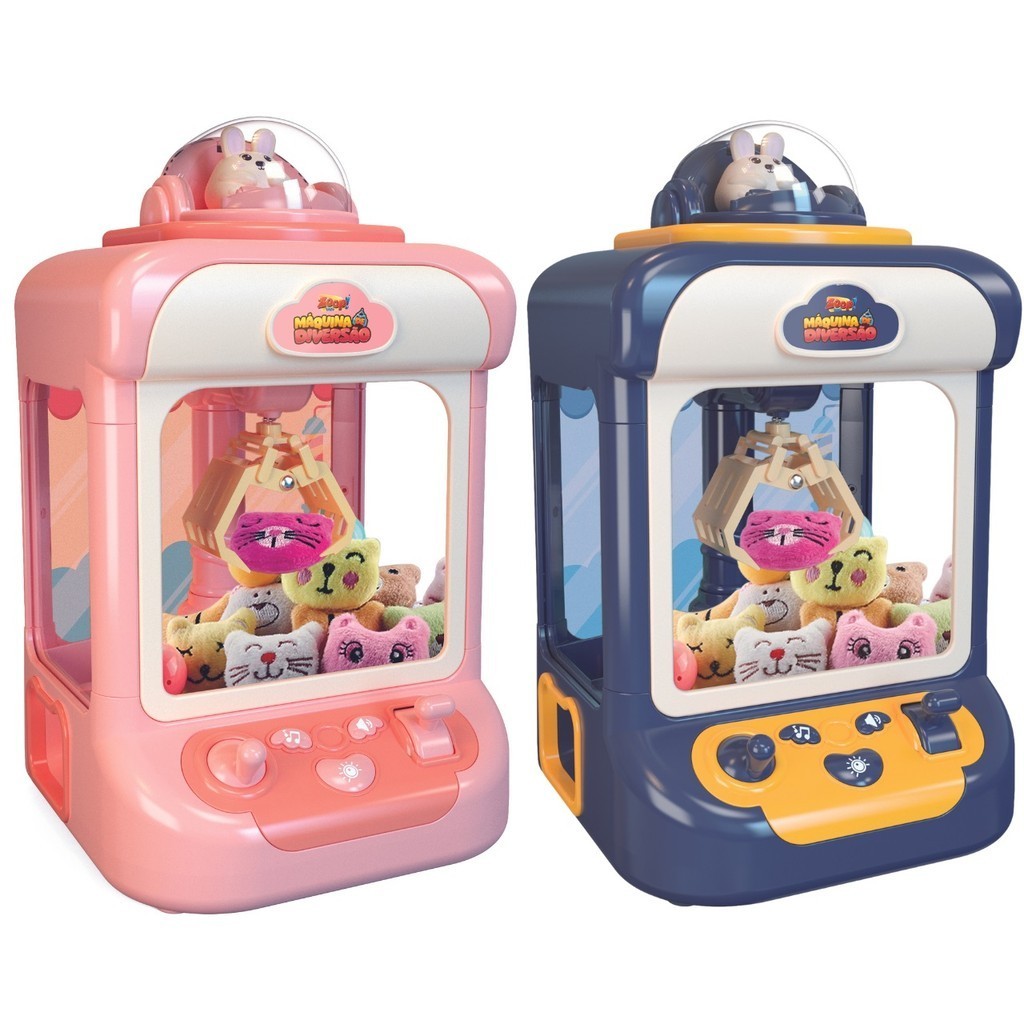 Máquina De Diversão Com Pelúcia Brinquedo Interativo Musical | Shopee ...