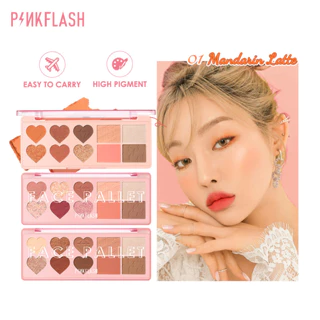 Original PINKFLASH OhMyLove Paleta De Múltiplas Faces EyeShadow Blush Highlighter Contorno Suave Blusher Sem Crueldade