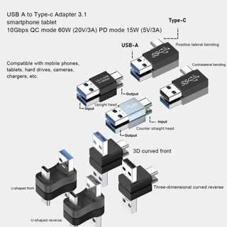 Adaptador USB C Tipo OTG Macho Para Um Mini Tamanho Fácil De Transportar Com Acessórios De Concha De Alumínio Sincronização De Dados Disco U Laptop