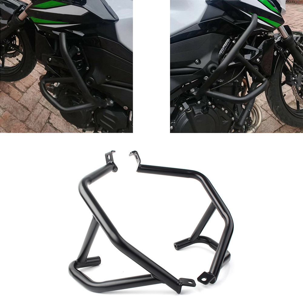 No-Cut Frame Sliders For Kawasaki Ninja 400 (2018-2021) & Z400 (2019-2022) – Gray, 6061-T6 Aluminum