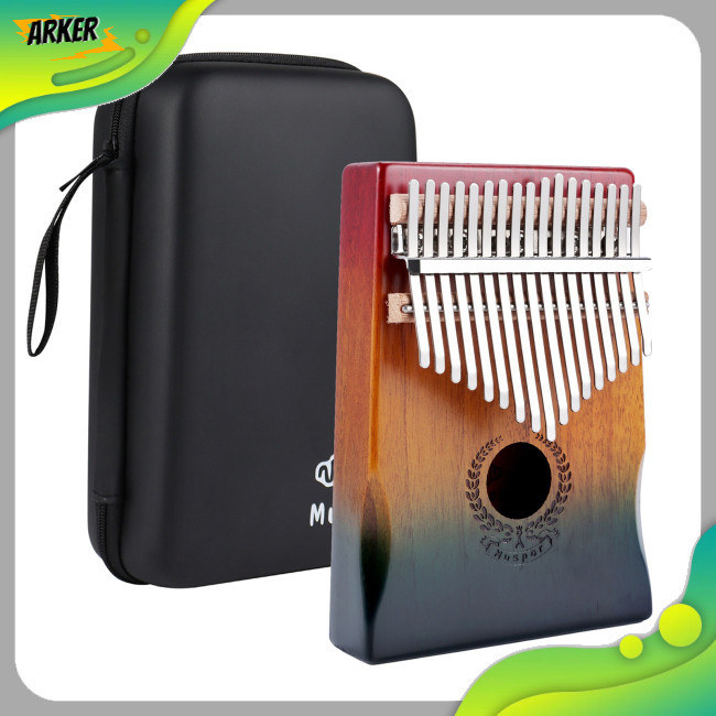 Disponível Muspor Kalimba 17-key Piano Em Mogno Teclado De Música Mini Finger Instrumento Musical (Cor