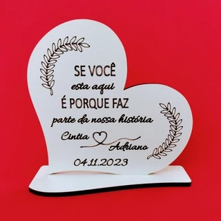 10 Lembrancinhas Casamento Centro De Mesa Em Mdf Cor Branca 10 Cm Altura