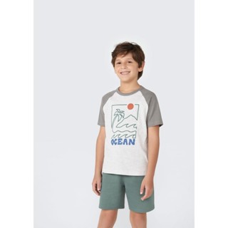 Conjunto Infantil Menino Curto Em Moletinho Hering Kids