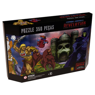 Puzzle Pintura Personagens He-Man Quebra Cabeça 350 Montagem