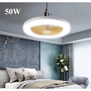 Ventilador de Teto e Parede Luminária Silencioso Controle Remoto E27
