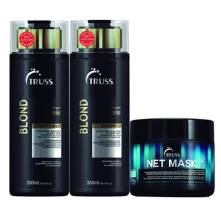 Truss Kit Shampoo + Condicionador Blond, 300ml + Net Mask